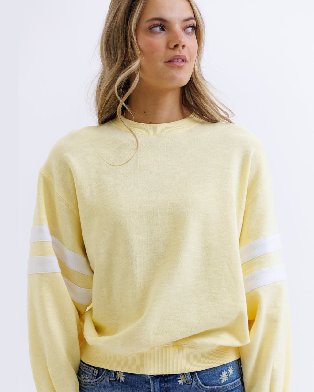 Varsity Stripe Sweatshirt