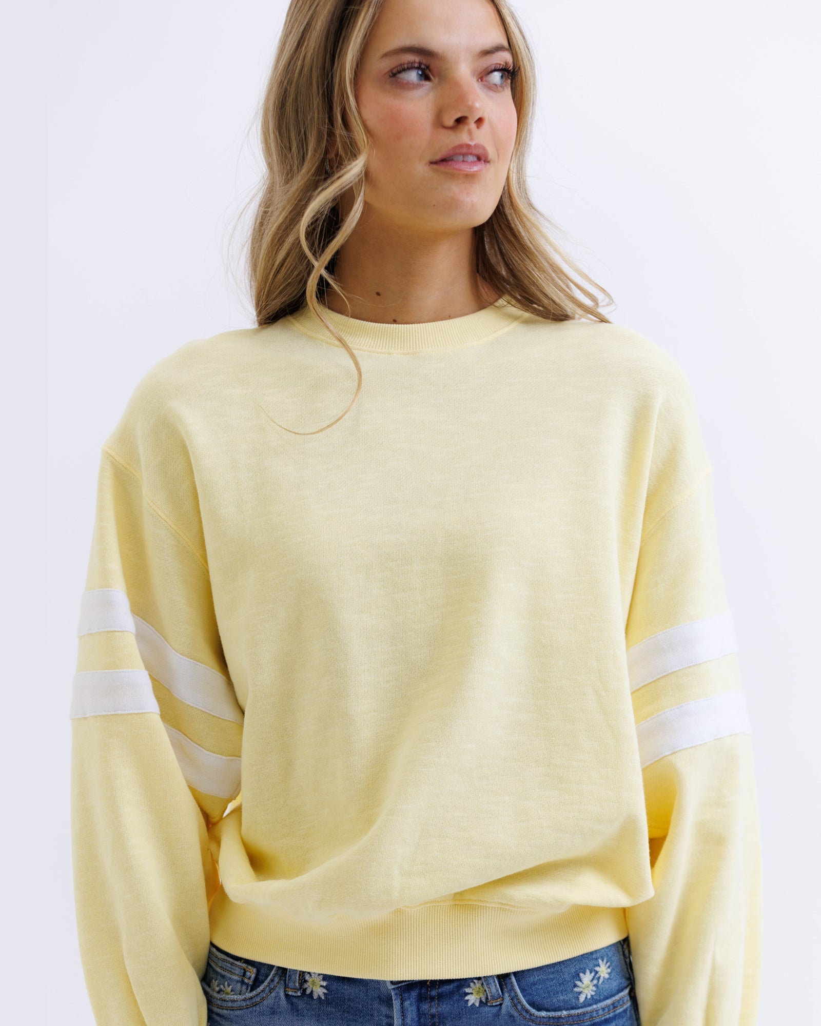 Varsity Stripe Sweatshirt