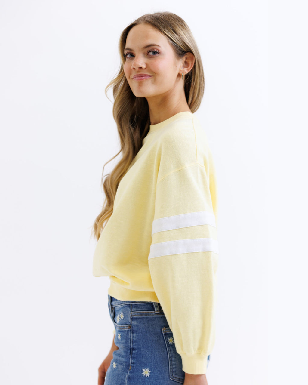 Varsity Stripe Sweatshirt